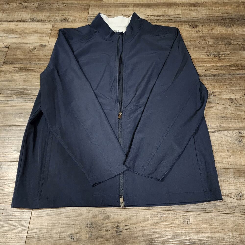 Graham luxe blue full zip lightweight jacket 2269